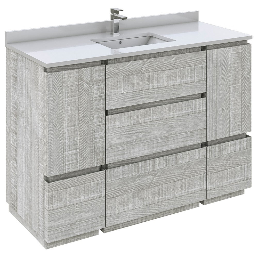 Fresca Formosa 47" Floor Standing Modern Bathroom Cabinet in Ash