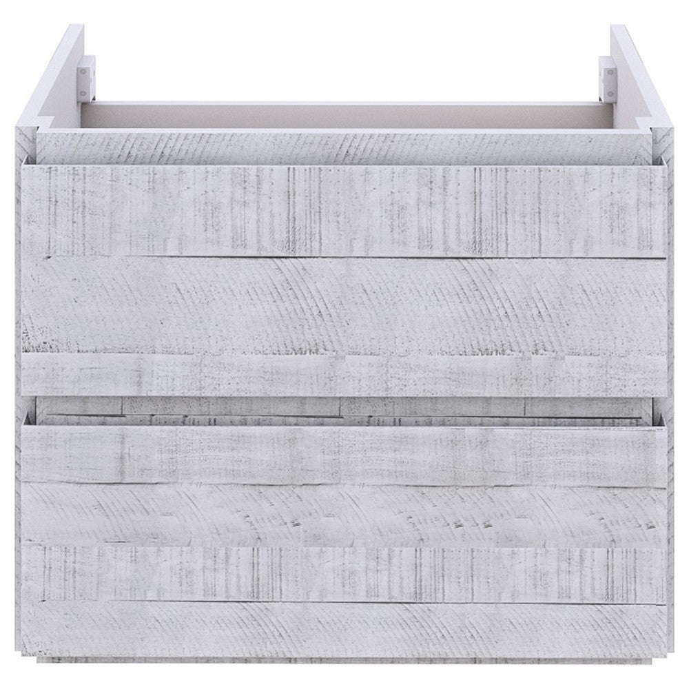 Fresca Formosa 47" Wall Hung Modern Bathroom Cabinet in Rustic White