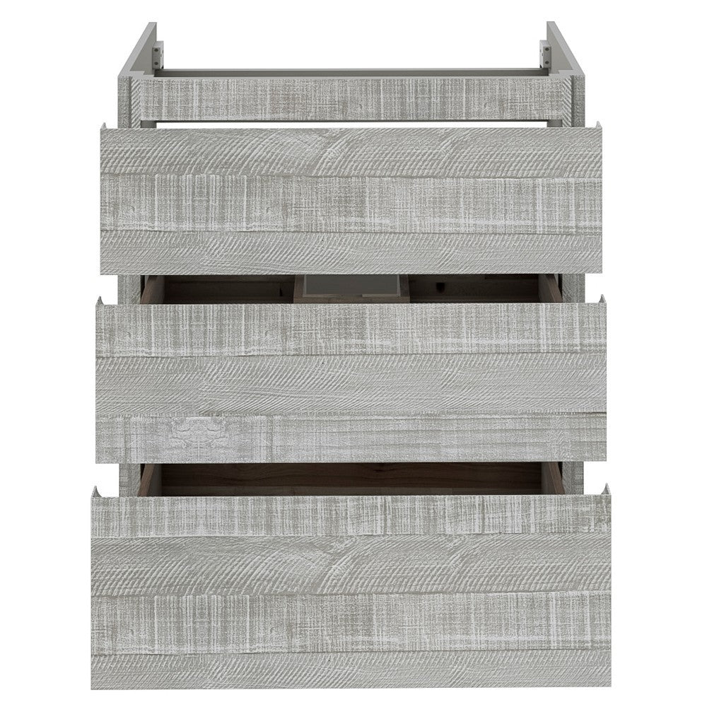 Fresca Formosa 58" Floor Standing Double Sink Bathroom Cabinet in Ash