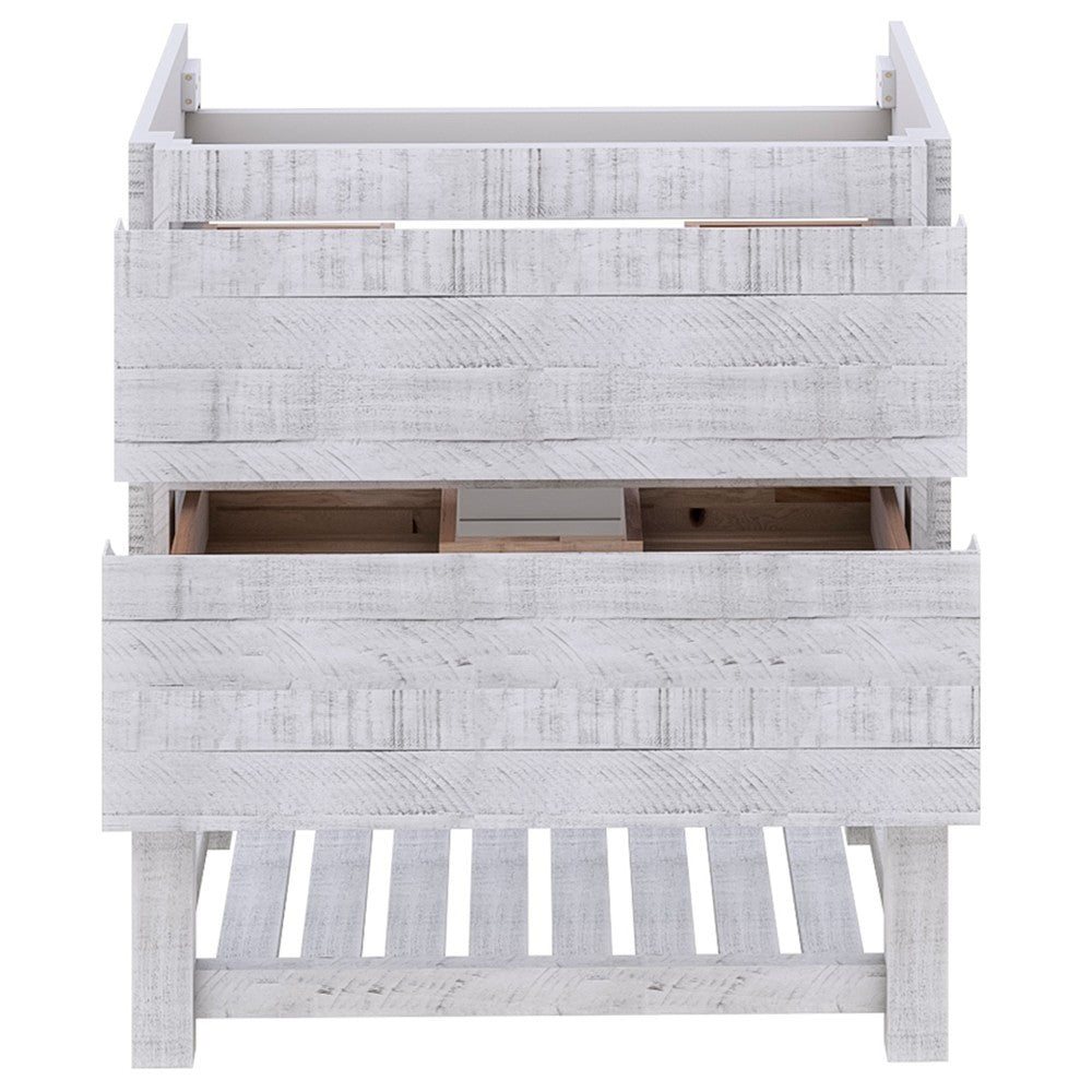 Fresca Formosa 58" Floor Standing Open Bottom Double Sink Bathroom Cabinet