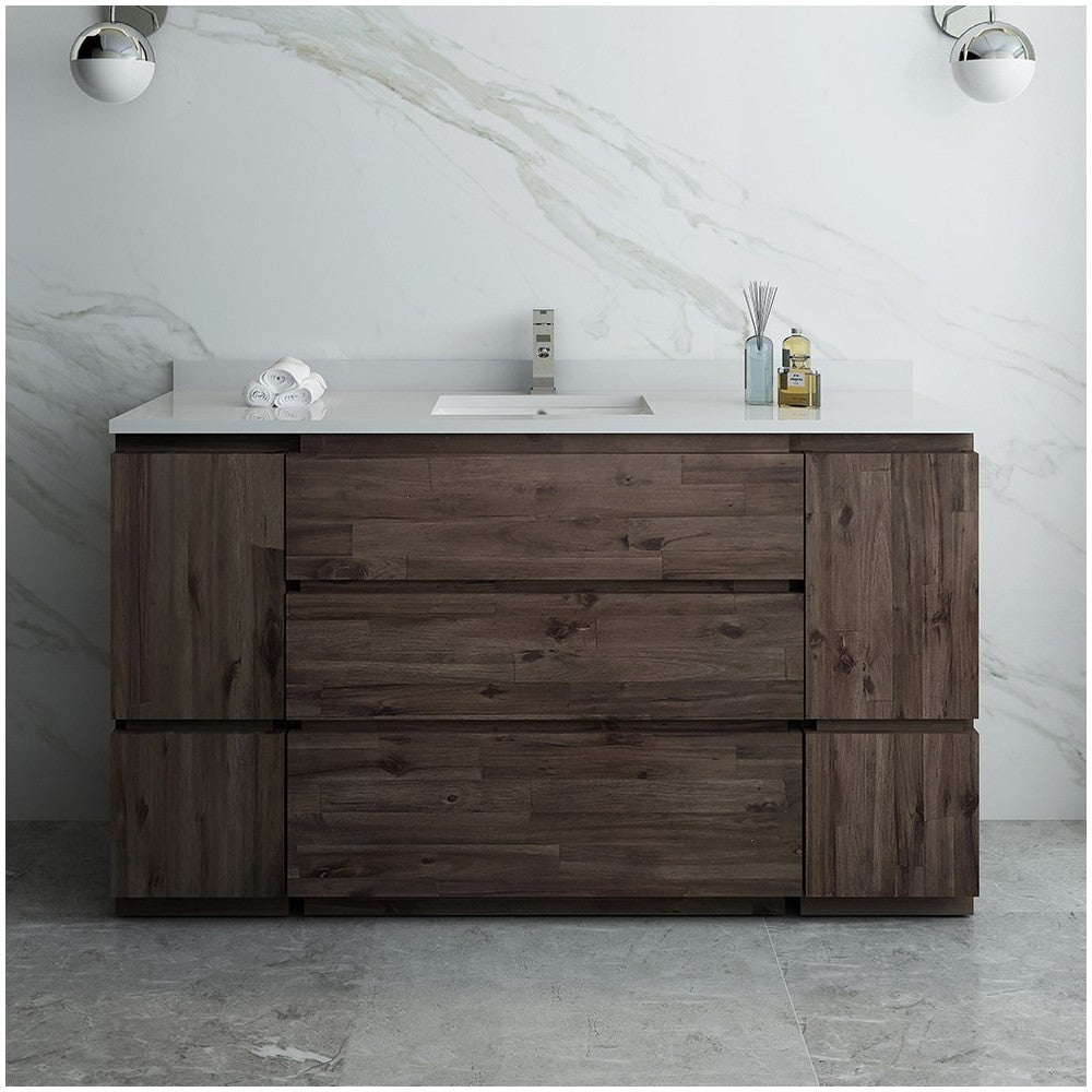 Fresca Formosa 59" Floor Standing Single Sink Modern Bathroom Cabinet