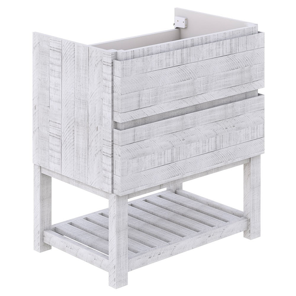 Fresca Formosa 70" Floor Standing Double Sink Bathroom Cabinet in White