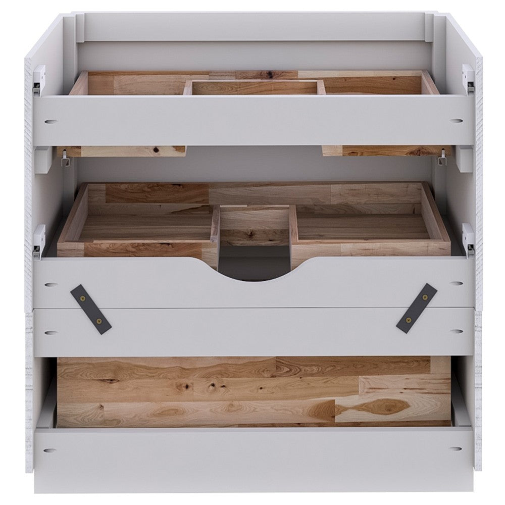 Fresca Formosa 70" Floor Standing Modern Bathroom Cabinet in White