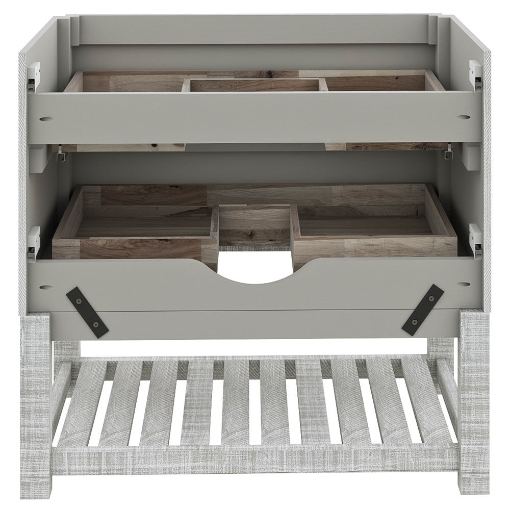 Fresca Formosa 70" Floor Standing Open Bottom Double Sink Bathroom Cabinet