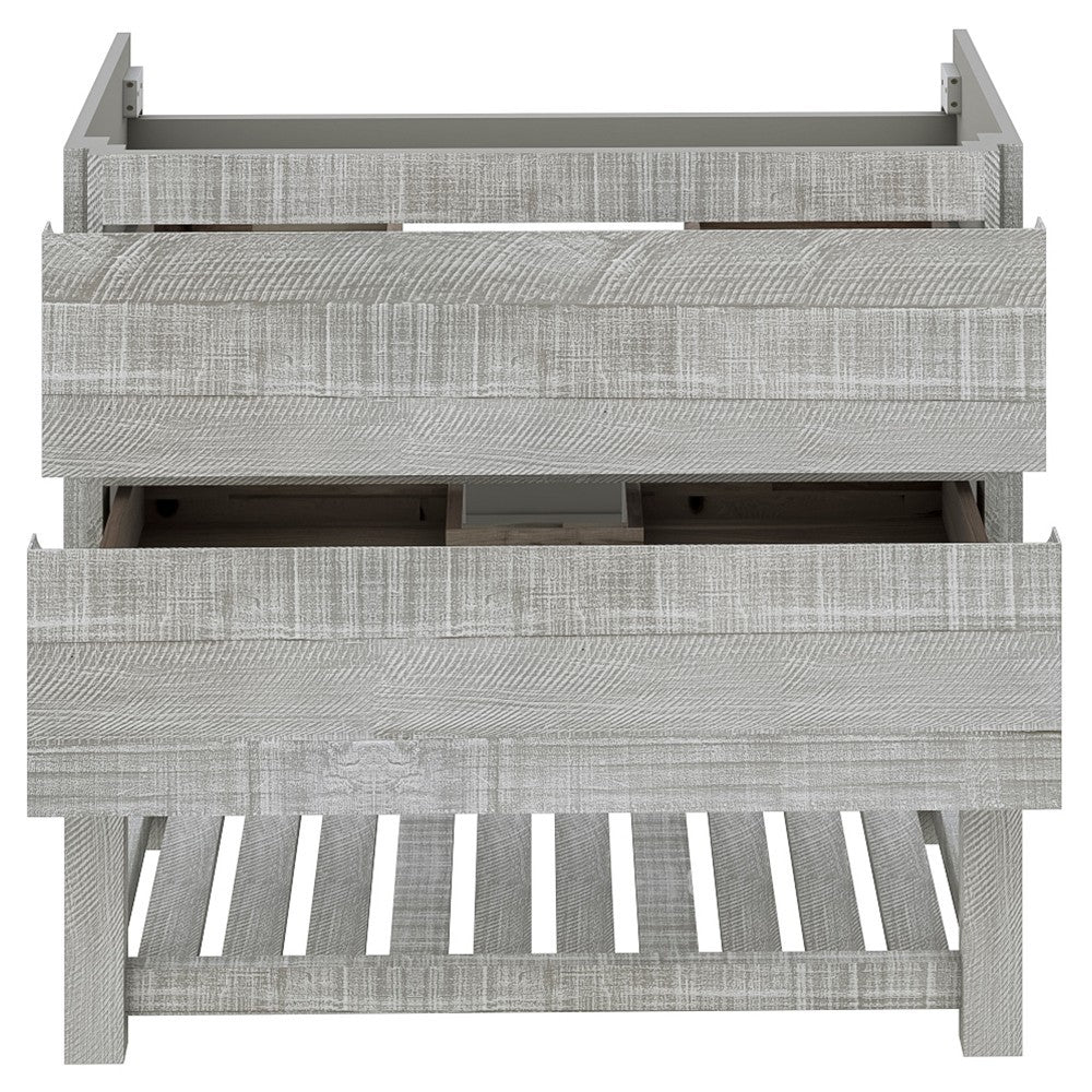 Fresca Formosa 70" Floor Standing Open Bottom Double Sink Bathroom Cabinet