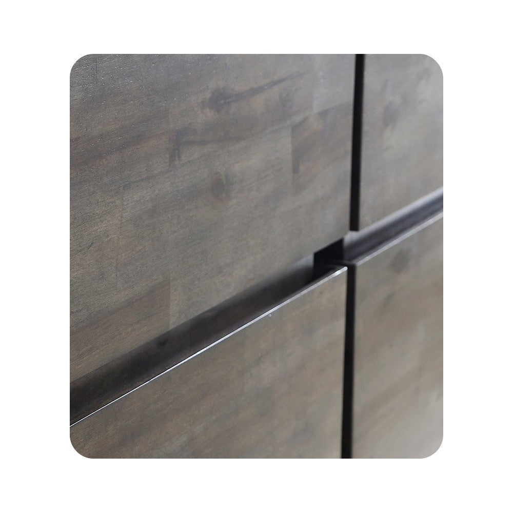Fresca Formosa 70" Wall Hung Double Sink Modern Bathroom Cabinet, FCB31-3636ACA