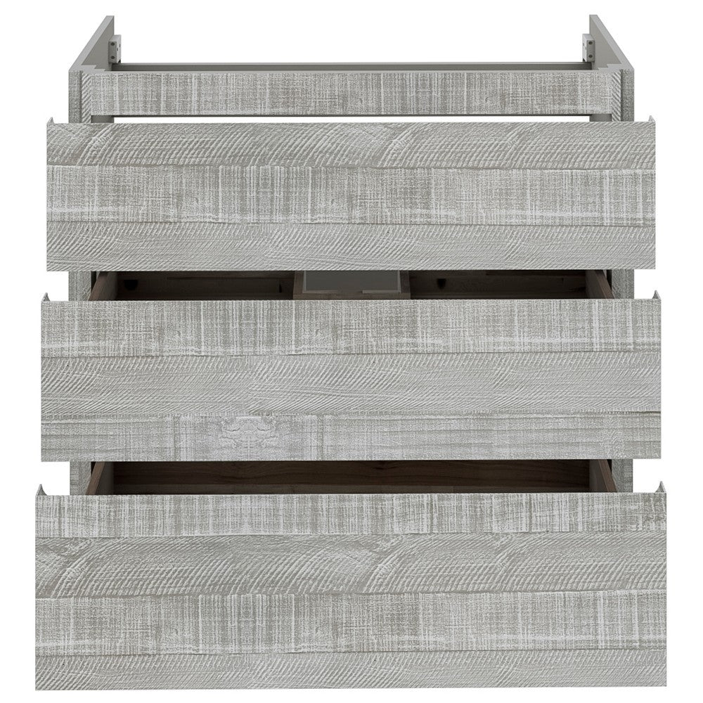 Fresca Formosa 82" Floor Standing Double Sink Modern Bathroom Cabinet in Ash