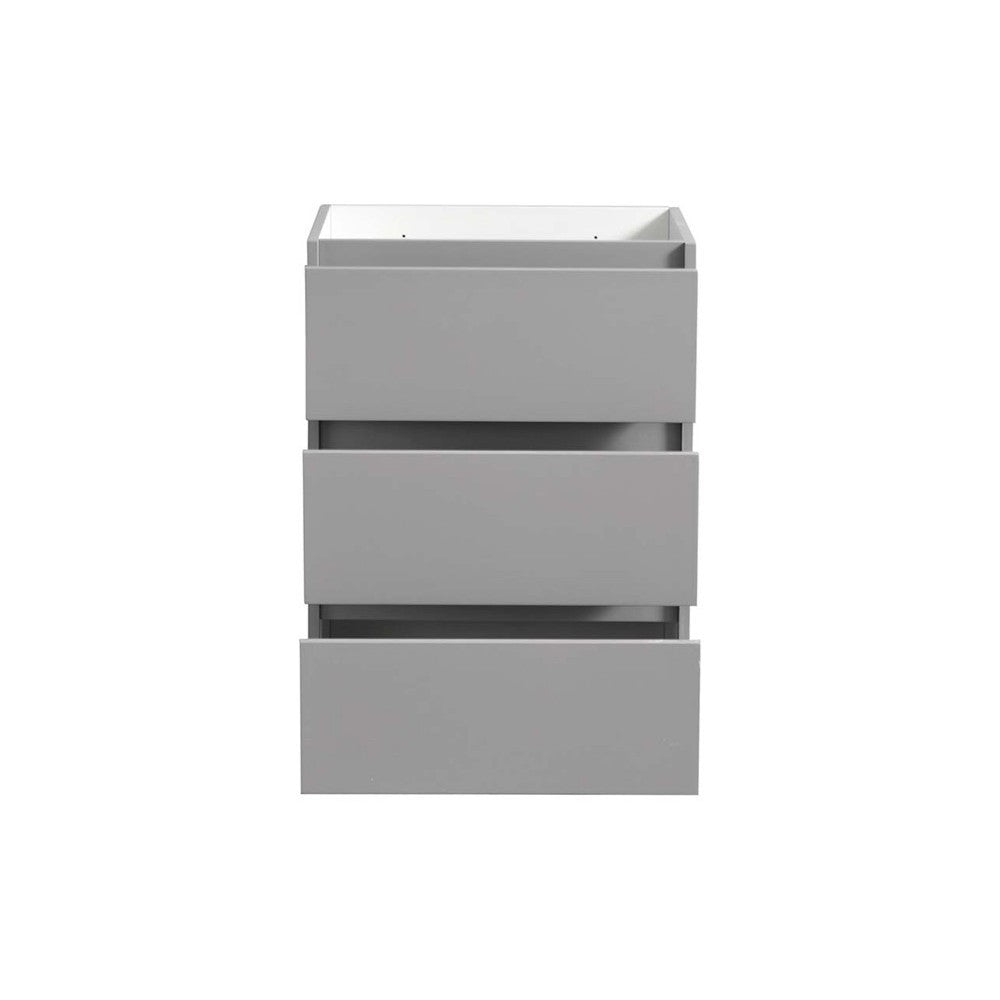 Fresca Lazzaro 24" Gray Free Standing Modern Bathroom Cabinet