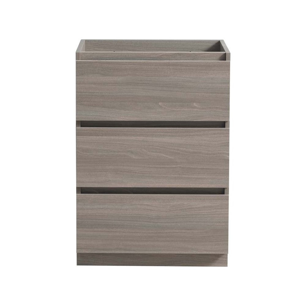 Fresca Lazzaro 24" Gray Wood Free Standing Modern Bathroom Cabinet