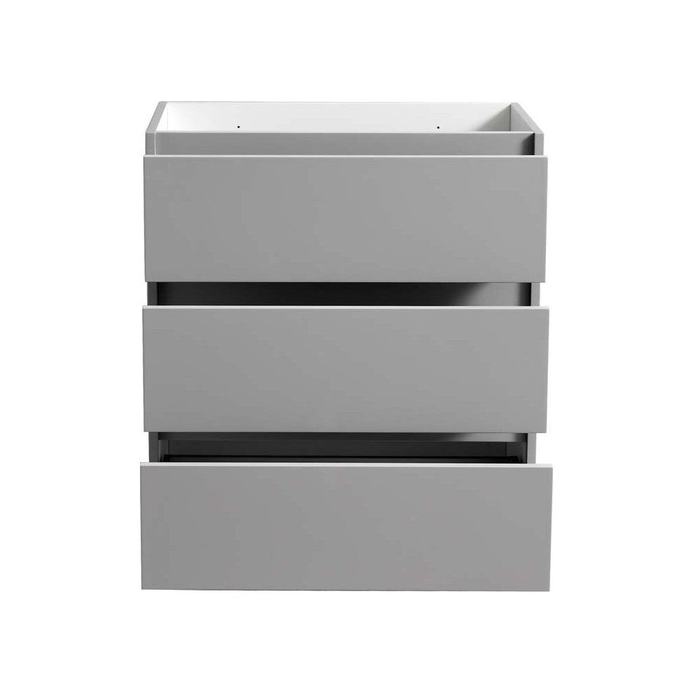 Fresca Lazzaro 30" Gray Free Standing Modern Bathroom Cabinet