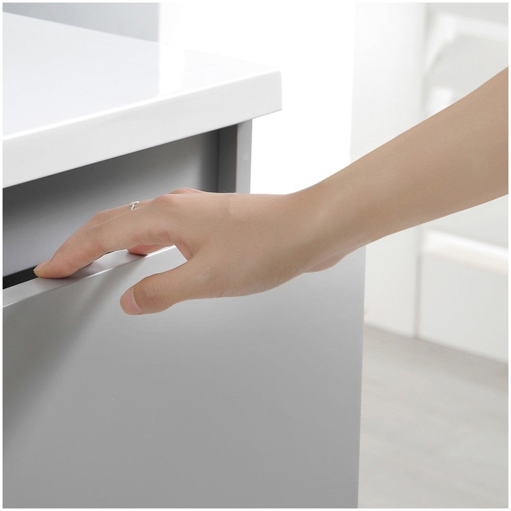 Fresca Lazzaro 30" Gray Free Standing Modern Bathroom Vanity w/ Medicine Cabinet