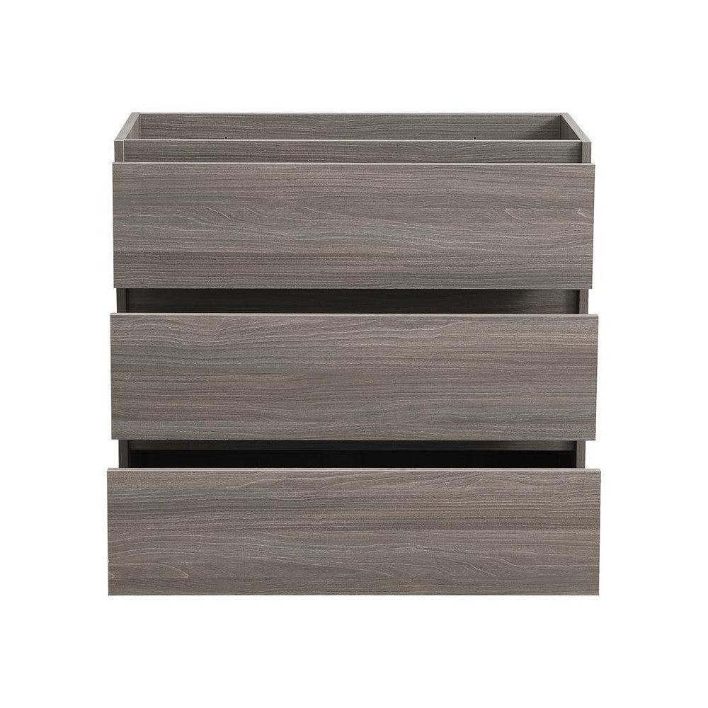 Fresca Lazzaro 36" Gray Wood Free Standing Modern Bathroom Cabinet