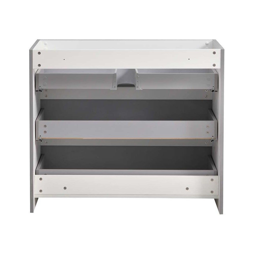 Fresca Lazzaro 42" Gray Free Standing Modern Bathroom Cabinet