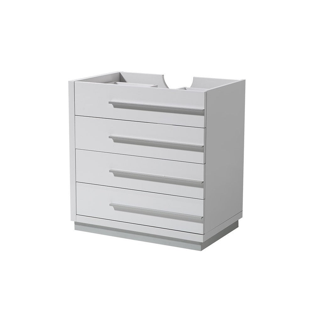 Fresca Livello 30" White Modern Bathroom Cabinet