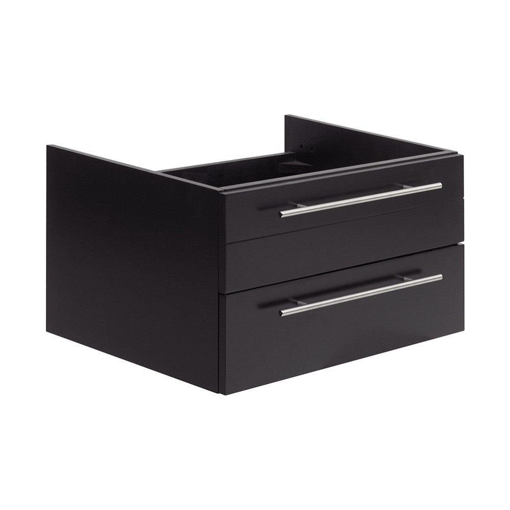 Fresca Lucera 30" Espresso Wall Hung Undermount Sink Modern Bathroom Cabinet