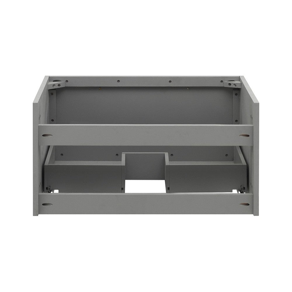 Fresca Lucera 30" Gray Wall Hung Undermount Sink Modern Bathroom Cabinet