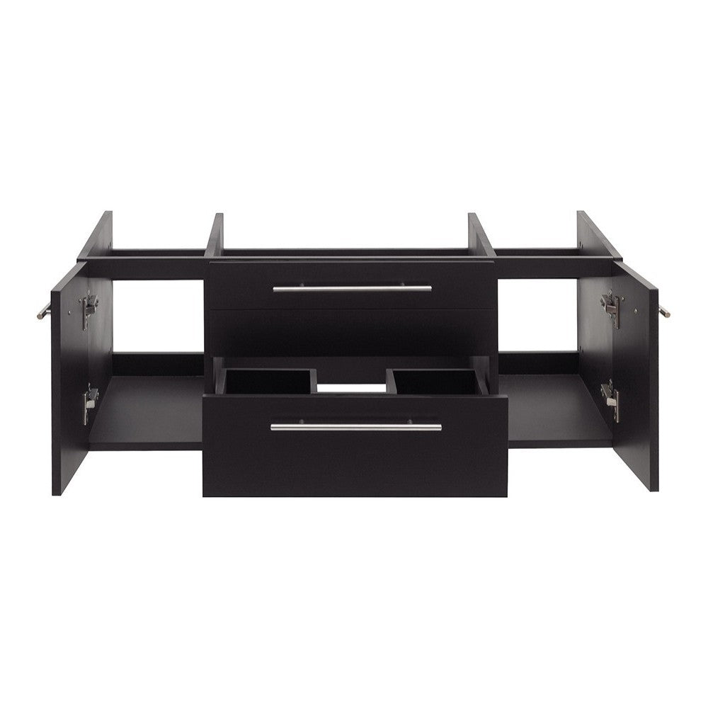 Fresca Lucera 42" Espresso Wall Hung Undermount Sink Modern Bathroom Cabinet