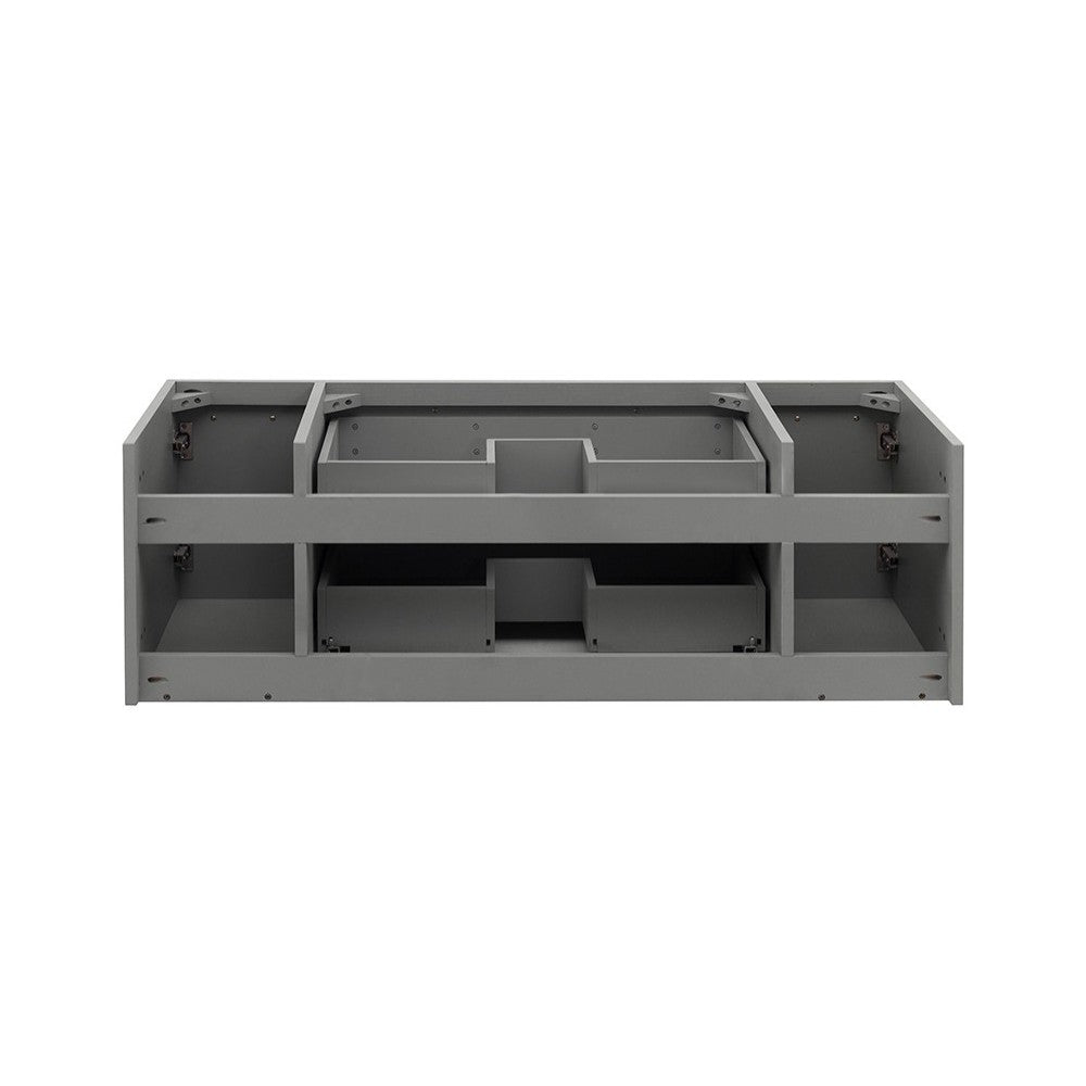 Fresca Lucera 48" Gray Wall Hung Vessel Sink Modern Bathroom Cabinet