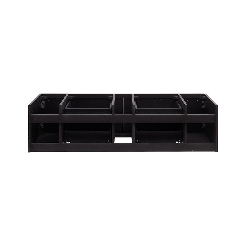 Fresca Lucera 60" Espresso Wall Hung Single Vessel Sink Modern Bathroom Cabinet