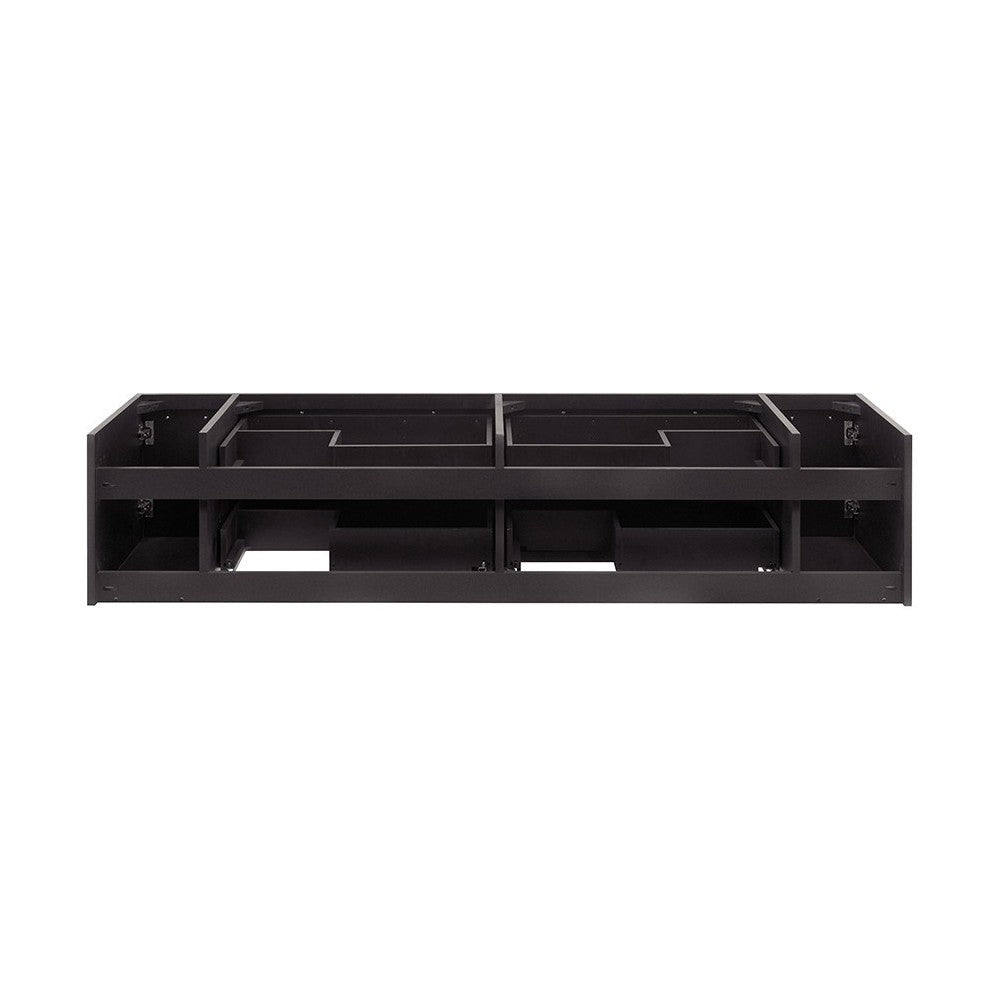 Fresca Lucera 72" Espresso Wall Hung Double Vessel Sink Modern Bathroom Cabinet