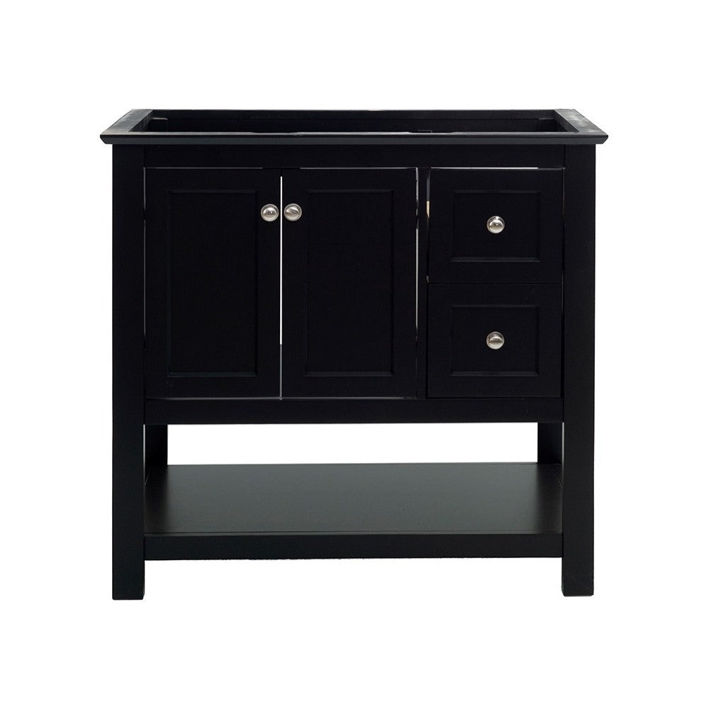 Fresca Manchester 36" Black Traditional Bathroom Cabinet