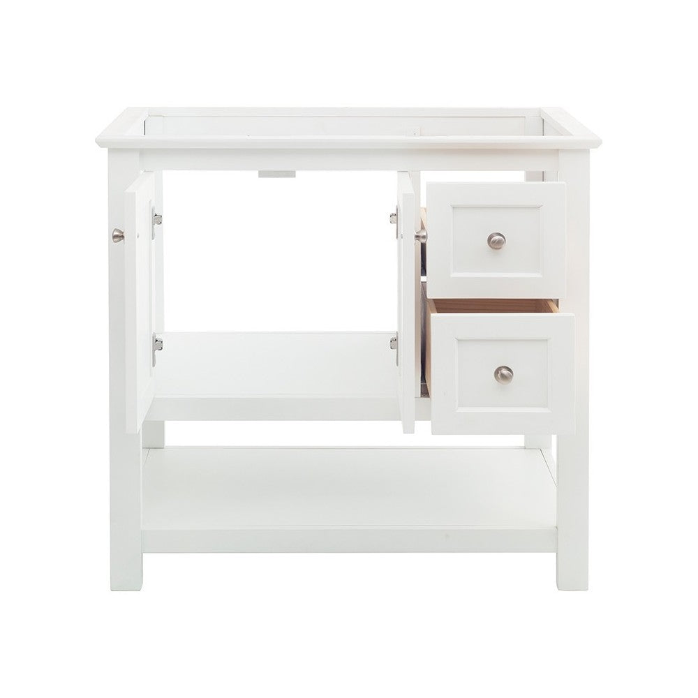 Fresca Manchester 36" White Traditional Bathroom Cabinet