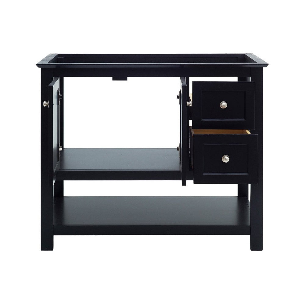 Fresca Manchester 42" Black Traditional Bathroom Cabinet