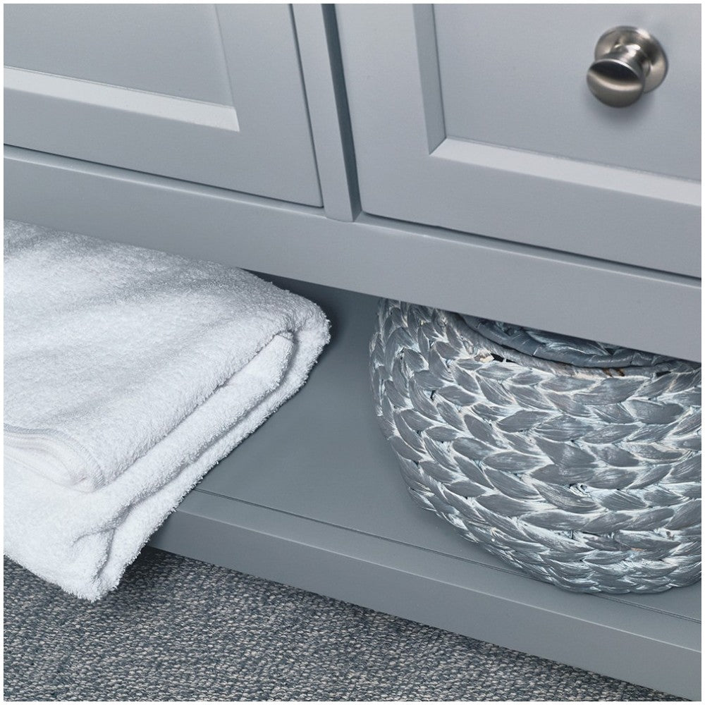 Fresca Manchester 42" Gray Traditional Bathroom Cabinet w/ Top & Sink