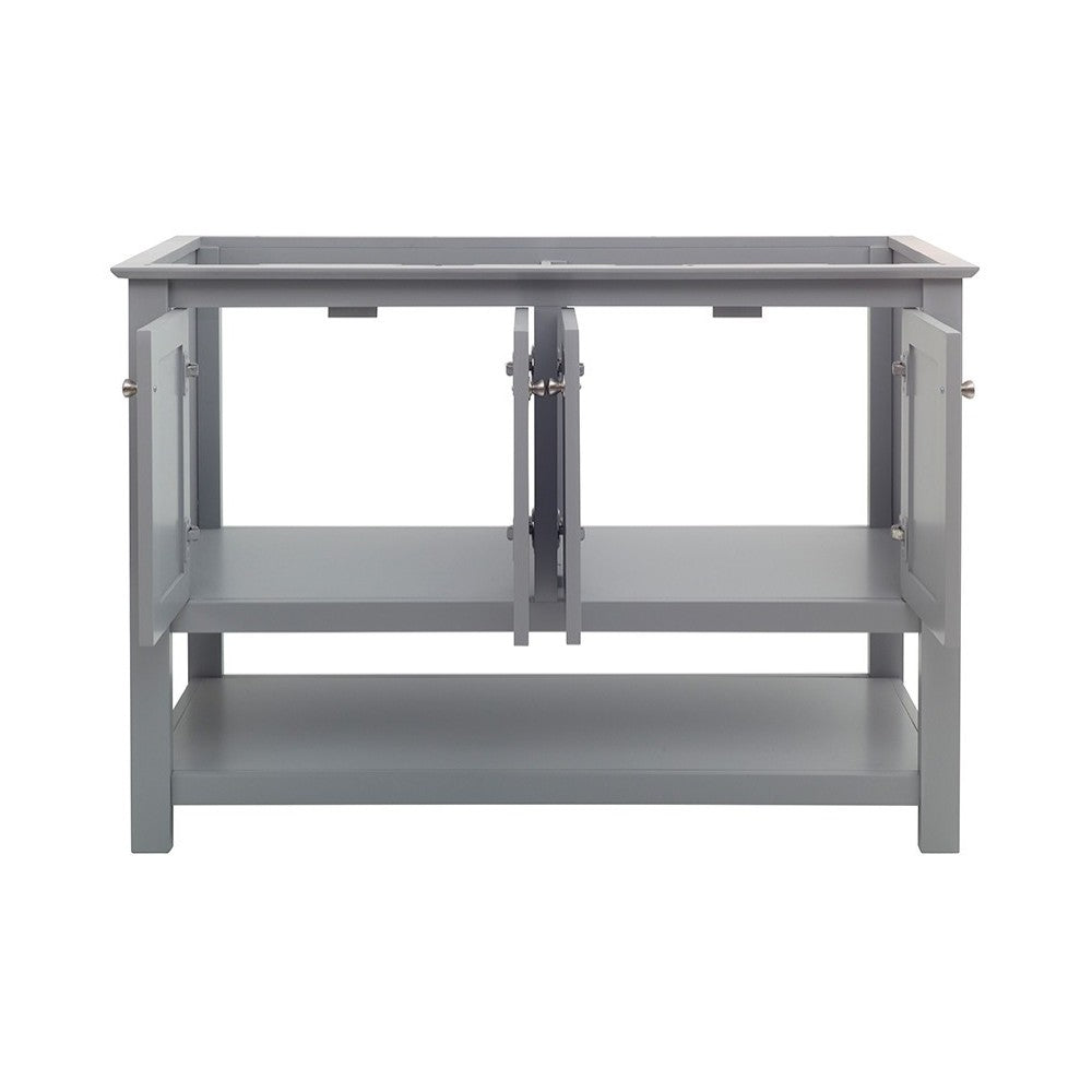 Fresca Manchester 48" Gray Traditional Double Sink Bathroom Cabinet