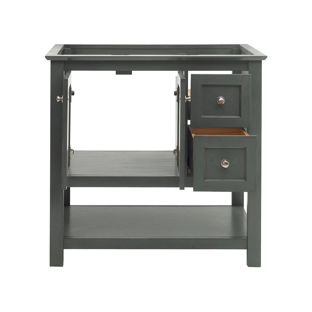 Fresca Manchester Regal 36" Gray Wood Veneer Traditional Bathroom Cabinet
