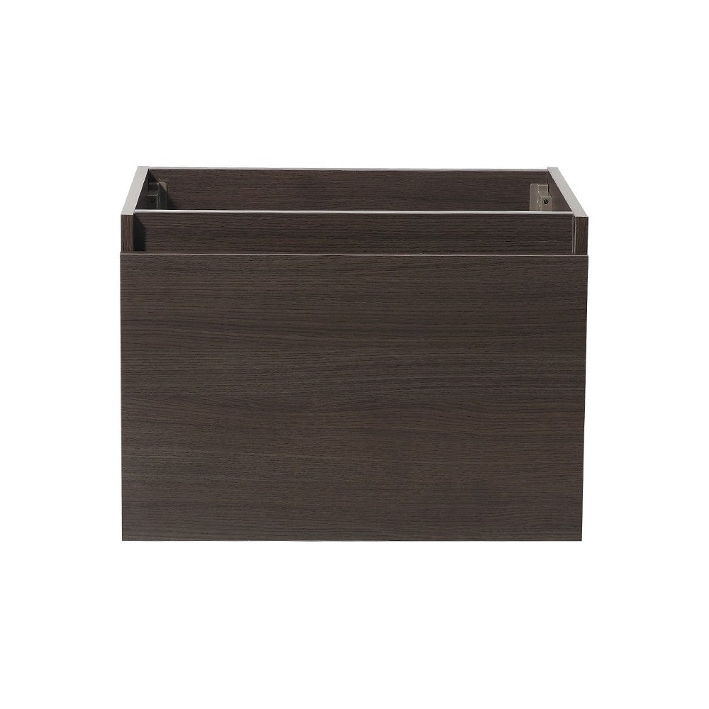 Fresca Mezzo 30" Gray Oak Wall Hung Modern Bathroom Cabinet