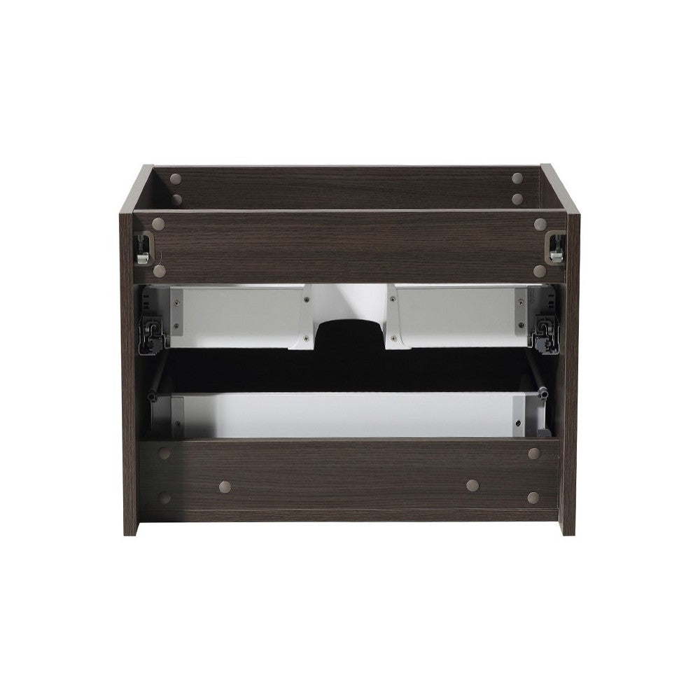Fresca Mezzo 30" Gray Oak Wall Hung Modern Bathroom Cabinet