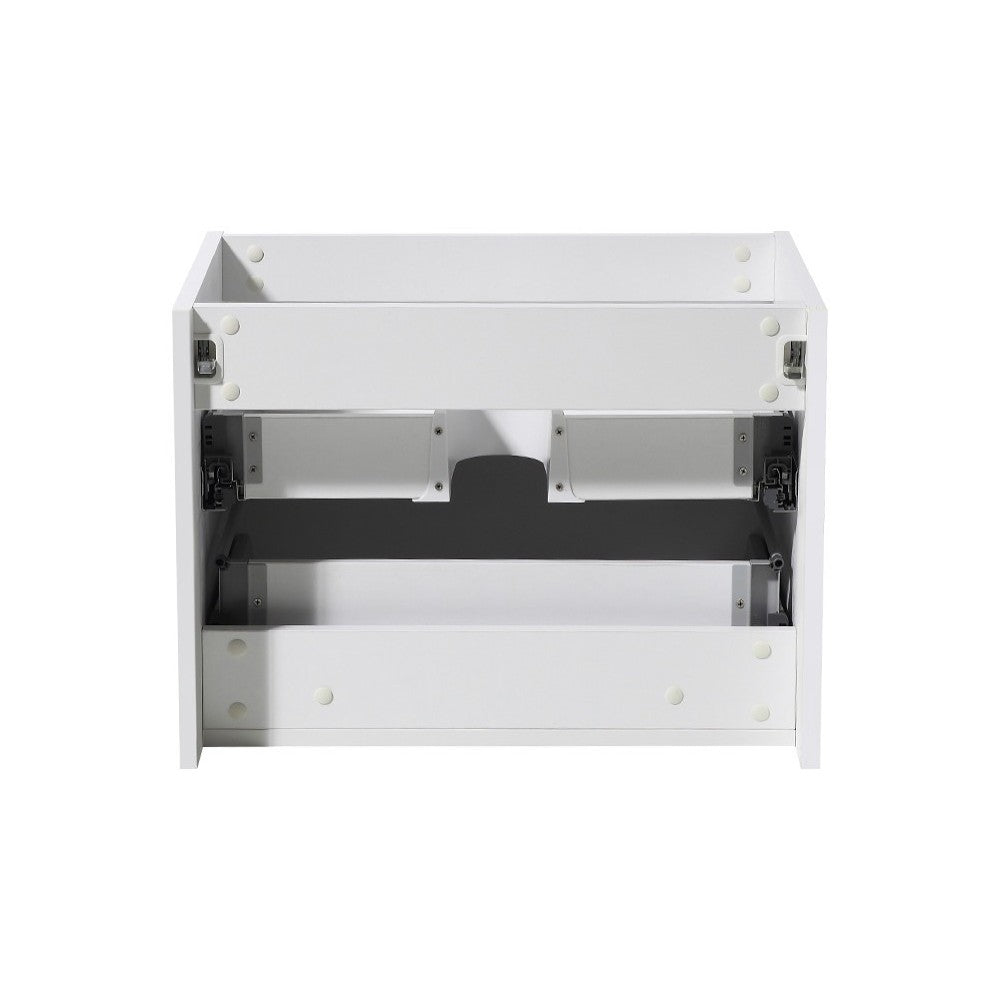 Fresca Mezzo 30" White Wall Hung Modern Bathroom Cabinet
