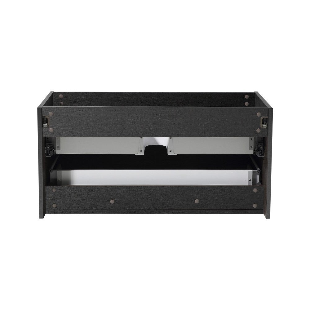 Fresca Mezzo 36" Black Wall Hung Modern Bathroom Cabinet