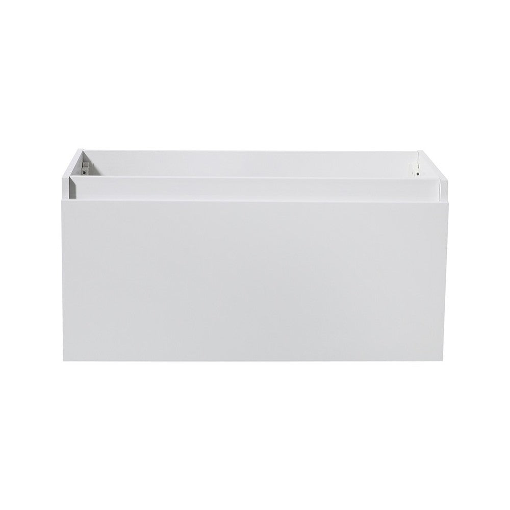 Fresca Mezzo 36" White Wall Hung Modern Bathroom Cabinet