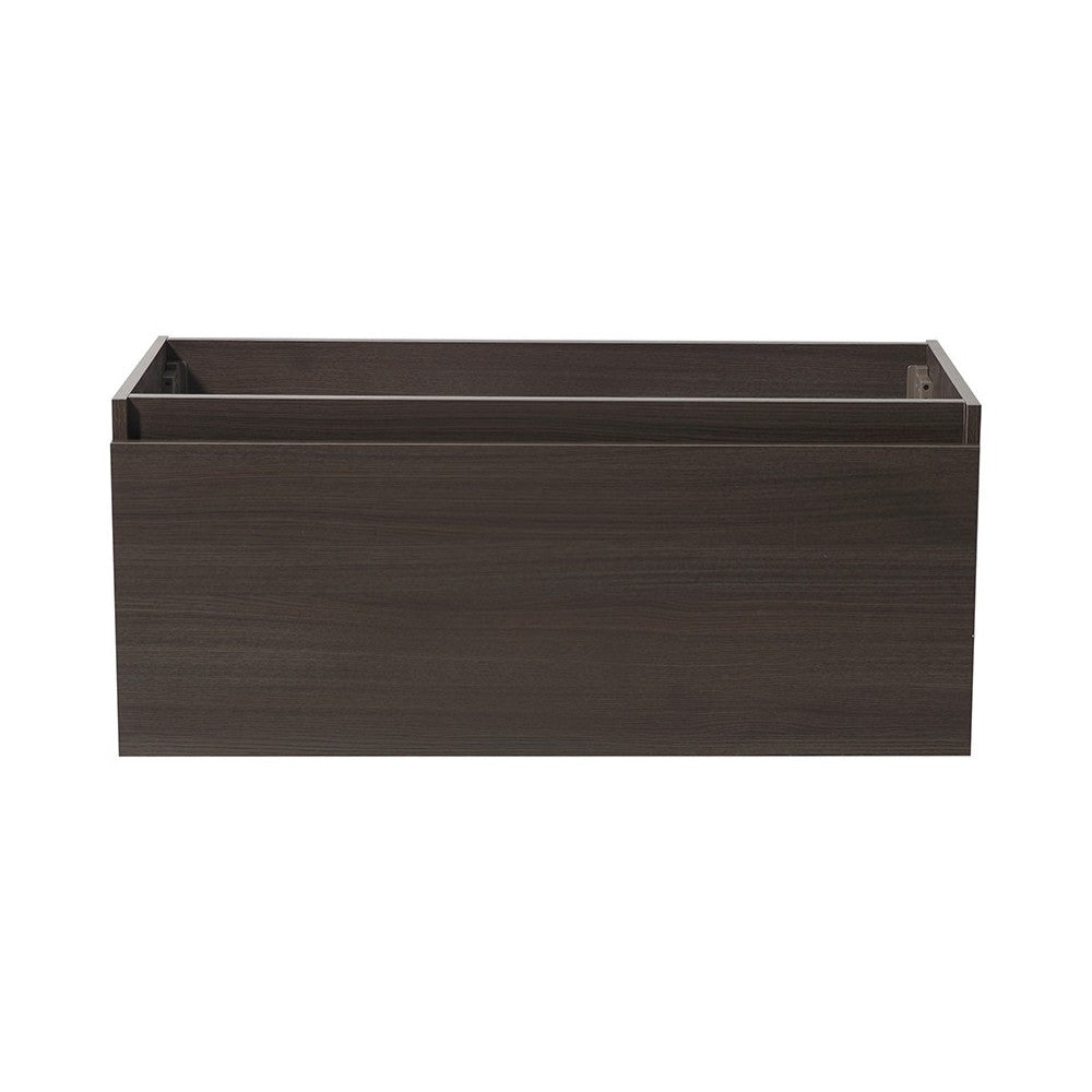 Fresca Mezzo 48" Gray Oak Wall Hung Modern Bathroom Cabinet