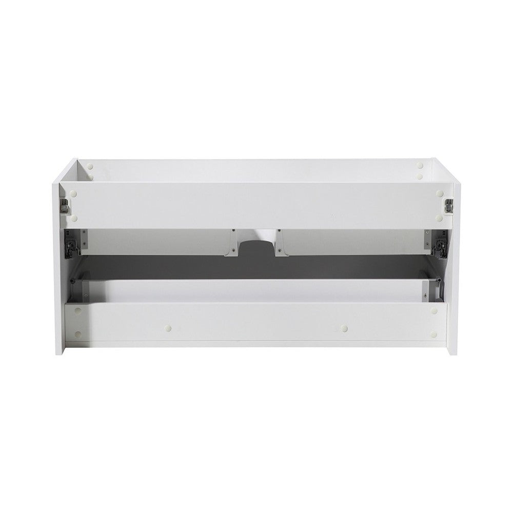 Fresca Mezzo 48" White Wall Hung Modern Bathroom Cabinet