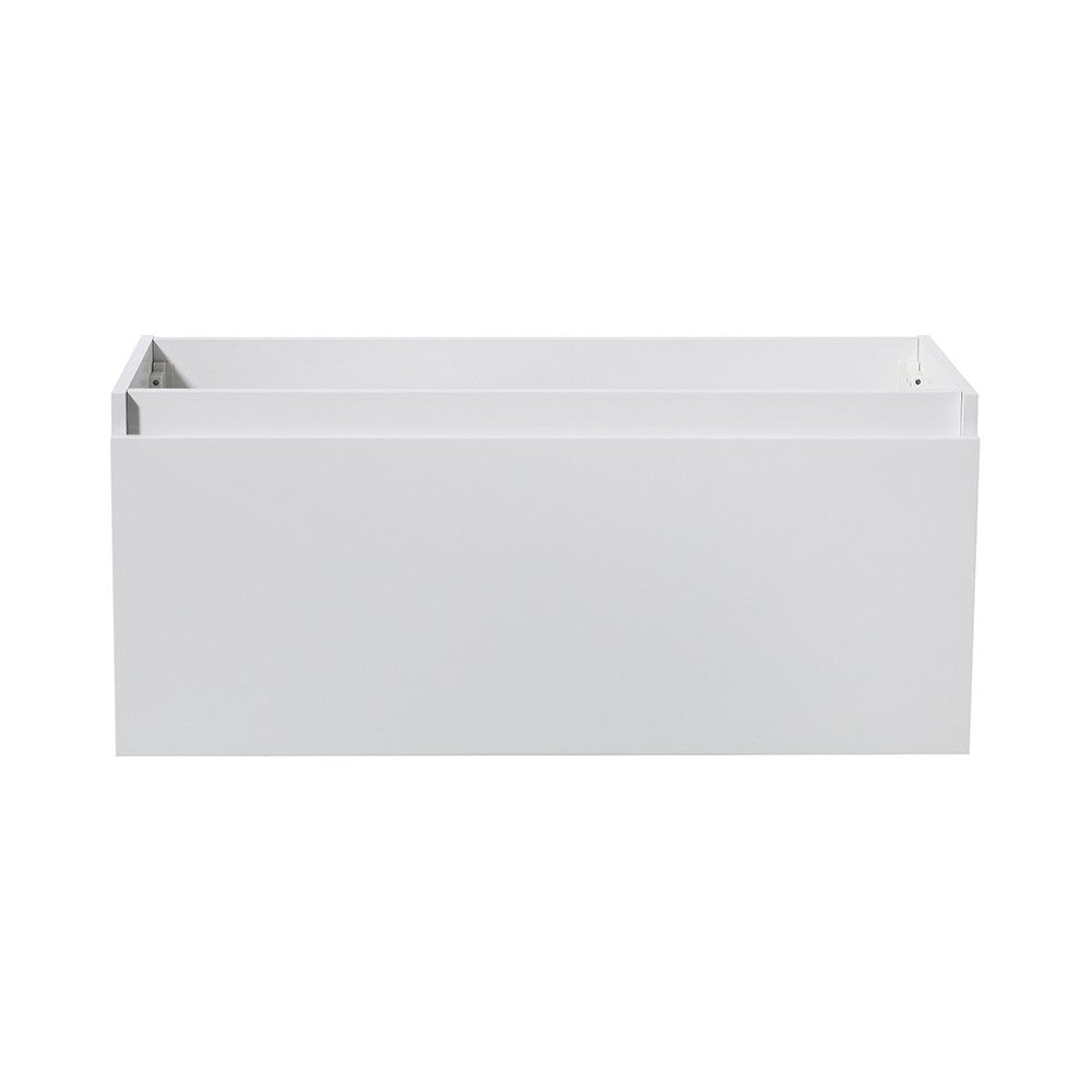 Fresca Mezzo 48" White Wall Hung Modern Bathroom Cabinet