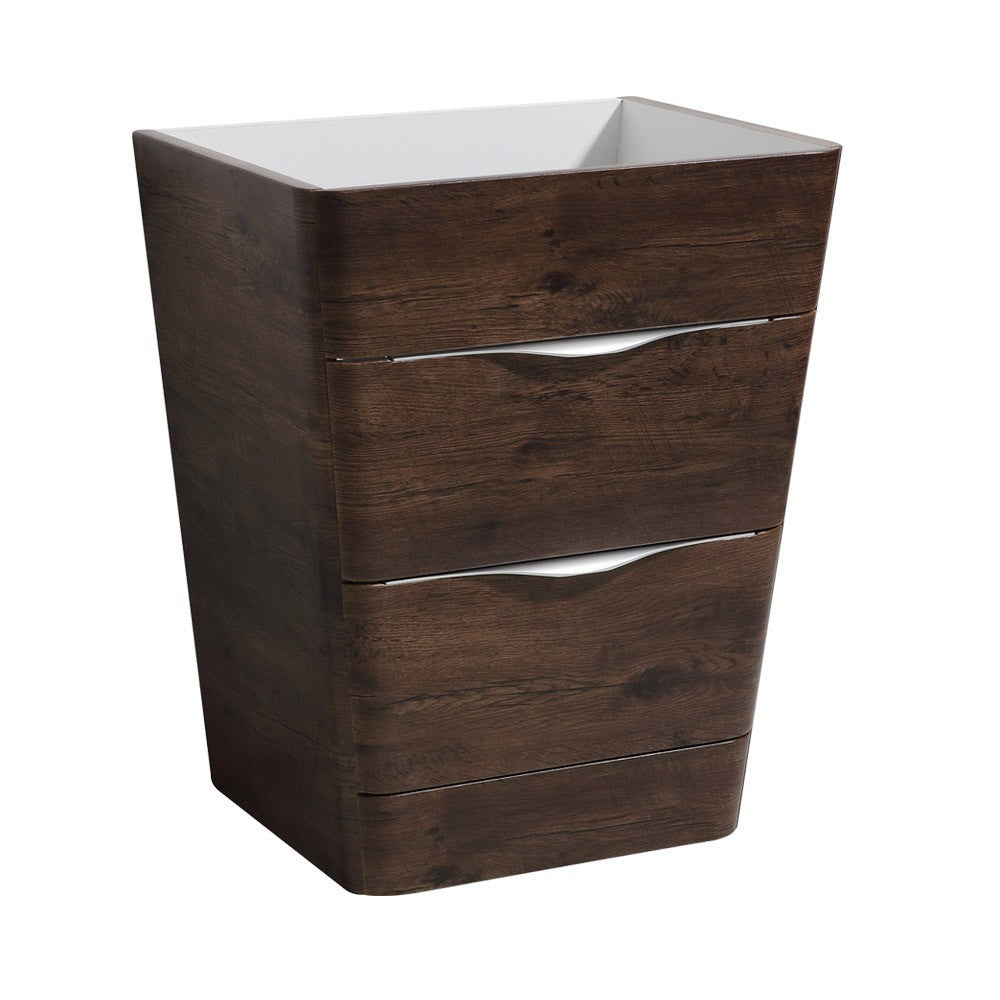 Fresca Milano 26" Rosewood Modern Bathroom Cabinet