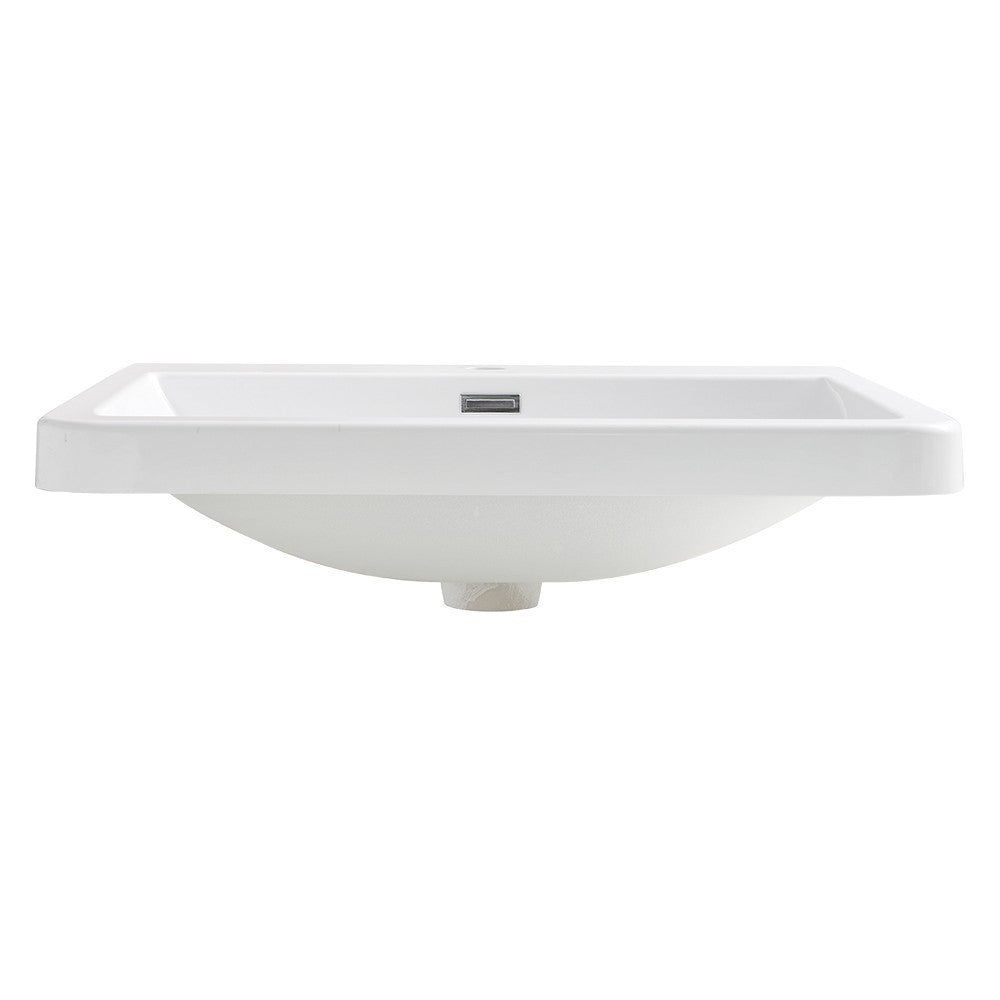 Fresca Milano 26" White Integrated Sink / Countertop