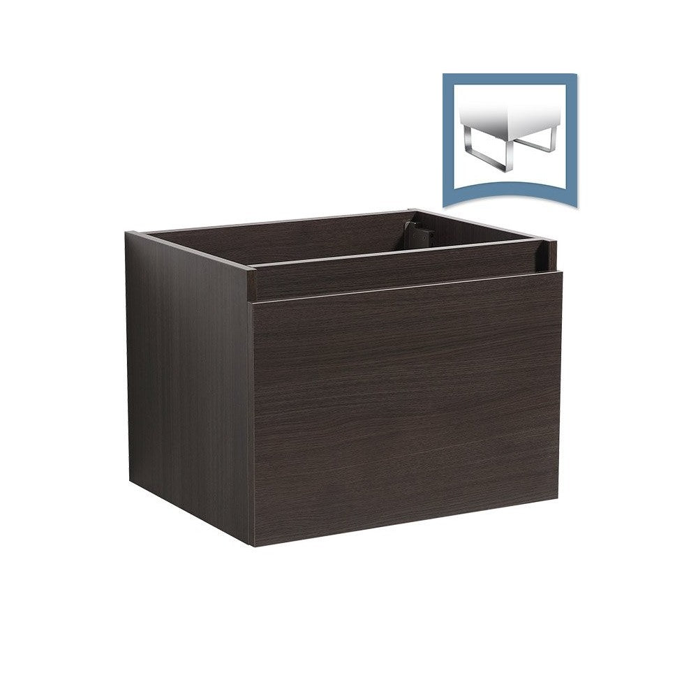 Fresca Nano 24" Gray Oak Modern Bathroom Cabinet