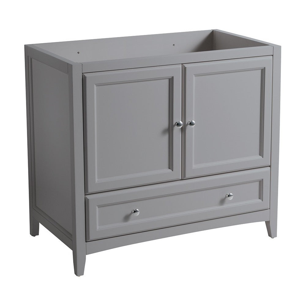 Fresca Oxford 36" Gray Traditional Bathroom Cabinet