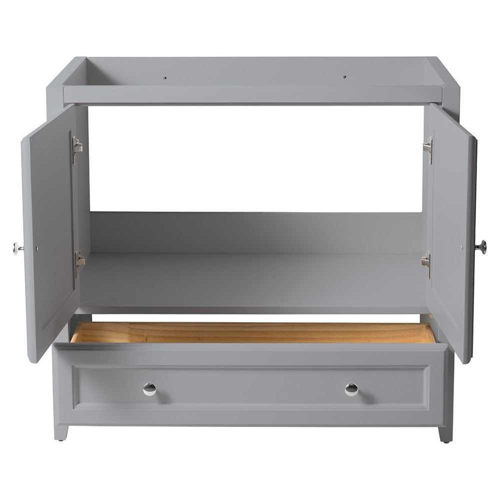 Fresca Oxford 36" Gray Traditional Bathroom Cabinet