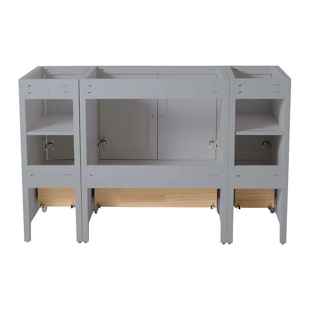 Fresca Oxford 54" Gray Traditional Bathroom Cabinets