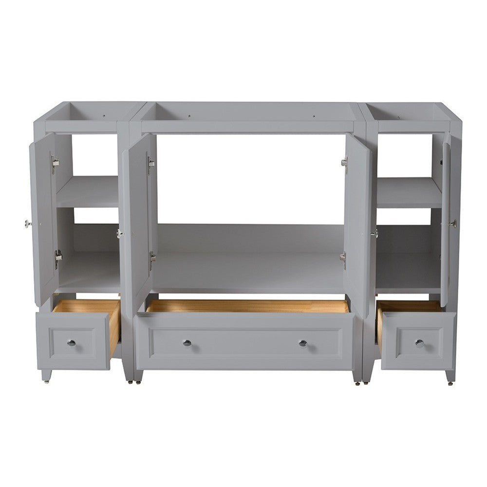 Fresca Oxford 54" Gray Traditional Bathroom Cabinets