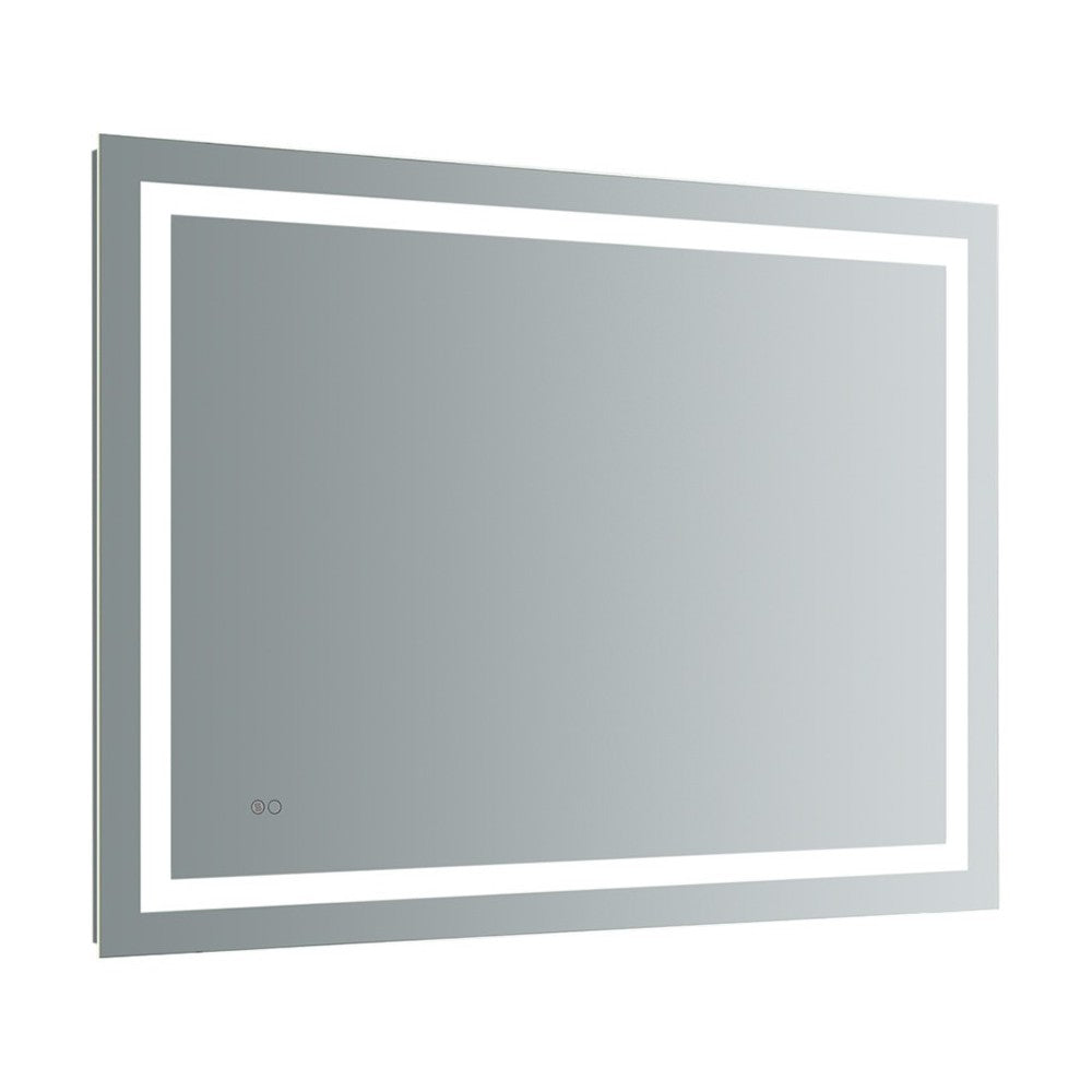 Fresca Santo 48" Wide x 36" Tall Bathroom Mirror w/ LED Lighting and Defogger