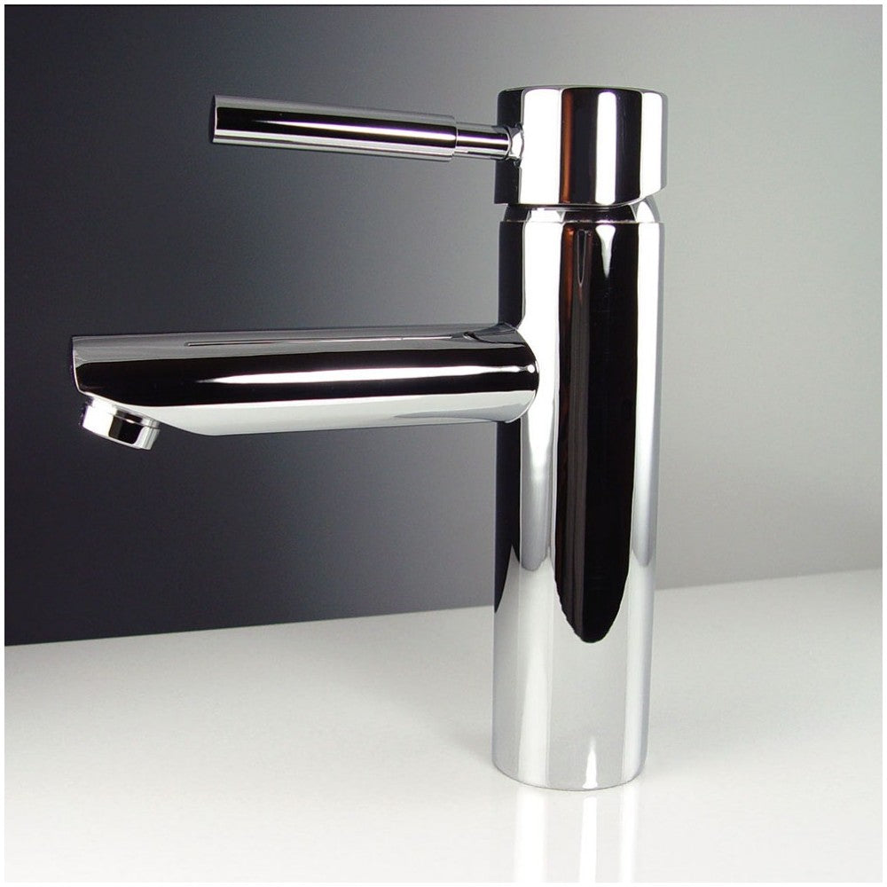 Fresca Tartaro Single Hole Mount Bathroom Vanity Faucet - Chrome