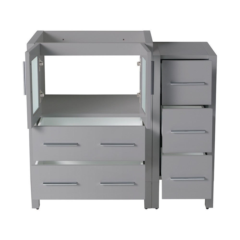 Fresca Torino 36" Gray Modern Bathroom Cabinets