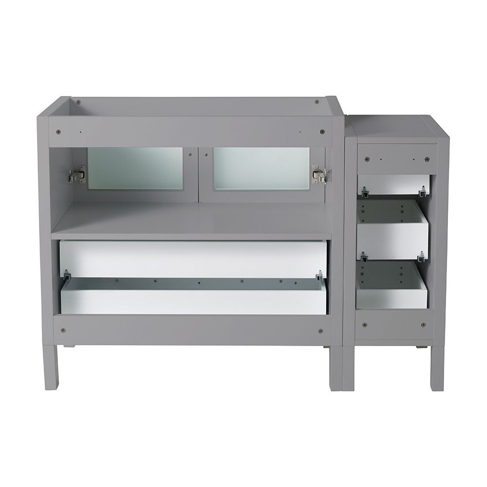 Fresca Torino 48" Gray Modern Bathroom Cabinets, FCB62-3612GR