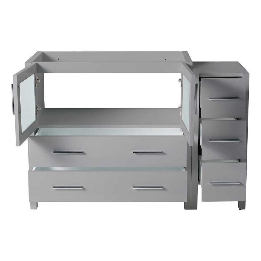 Fresca Torino 48" Gray Modern Bathroom Cabinets, FCB62-3612GR